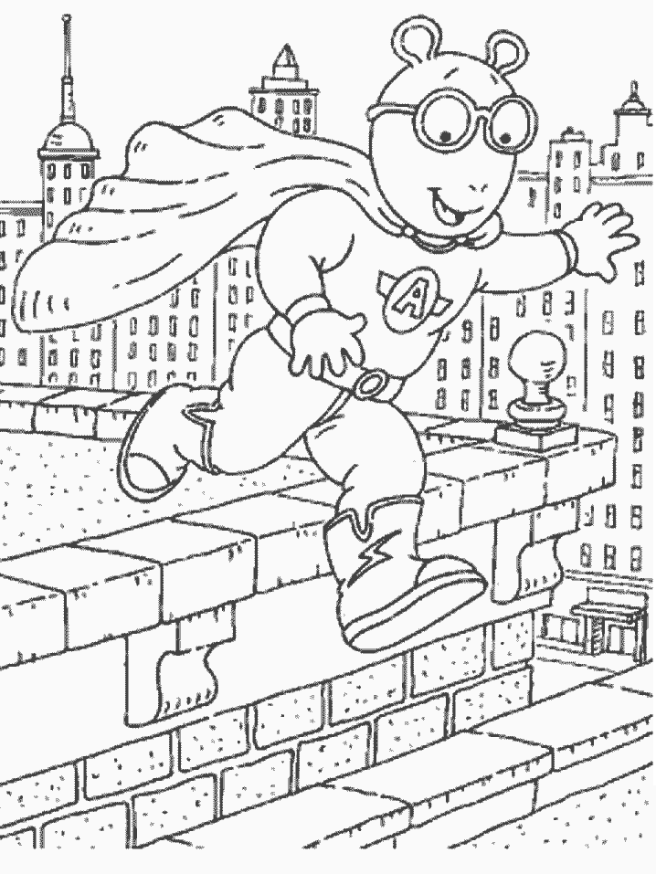 Arthur Coloring Pages TV Film Arthur Pictures Printable 2020 00224 Coloring4free