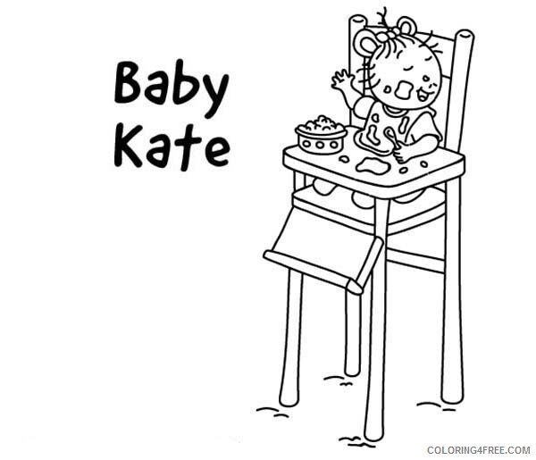 Arthur Coloring Pages TV Film Baby Kate Read is Arthur Youngest Sister Printable 2020 00235 Coloring4free