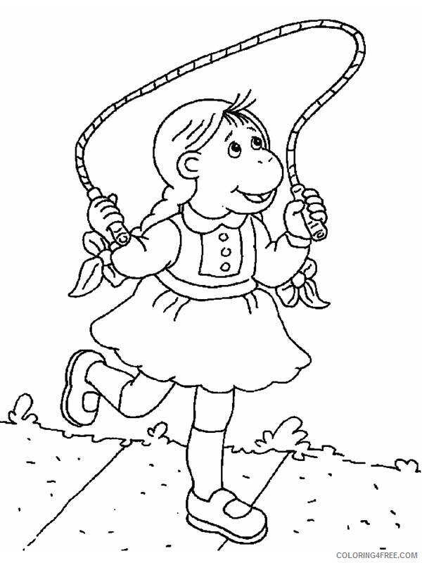 Arthur Coloring Pages TV Film Dora Winifred Read Playing Rope in Arthur Printable 2020 00237 Coloring4free