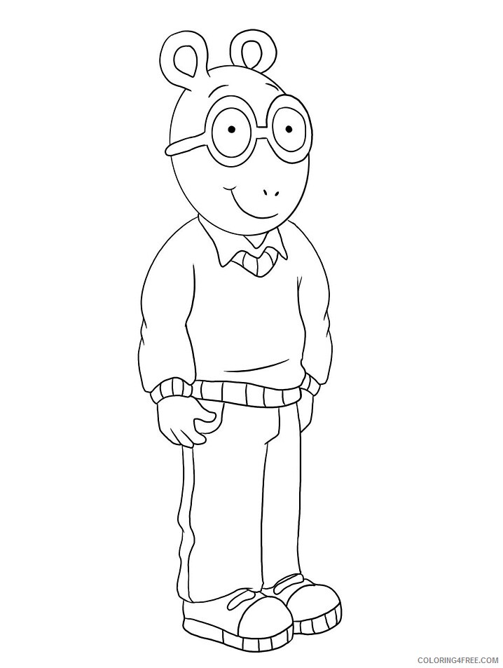 Arthur Coloring Pages TV Film how to draw arthur timothy Printable 2020 00171 Coloring4free