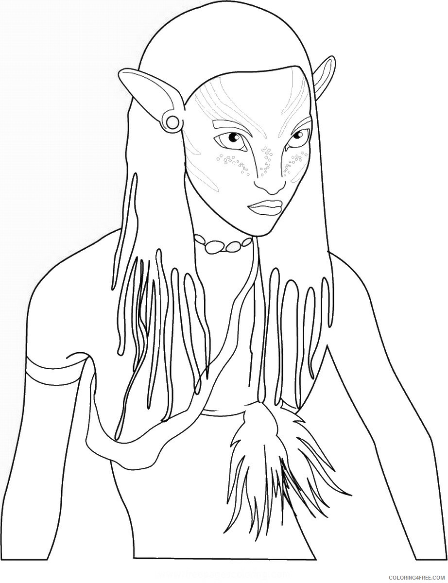 Avatar Coloring Pages TV Film avatar_cl101 Printable 2020 00246 Coloring4free