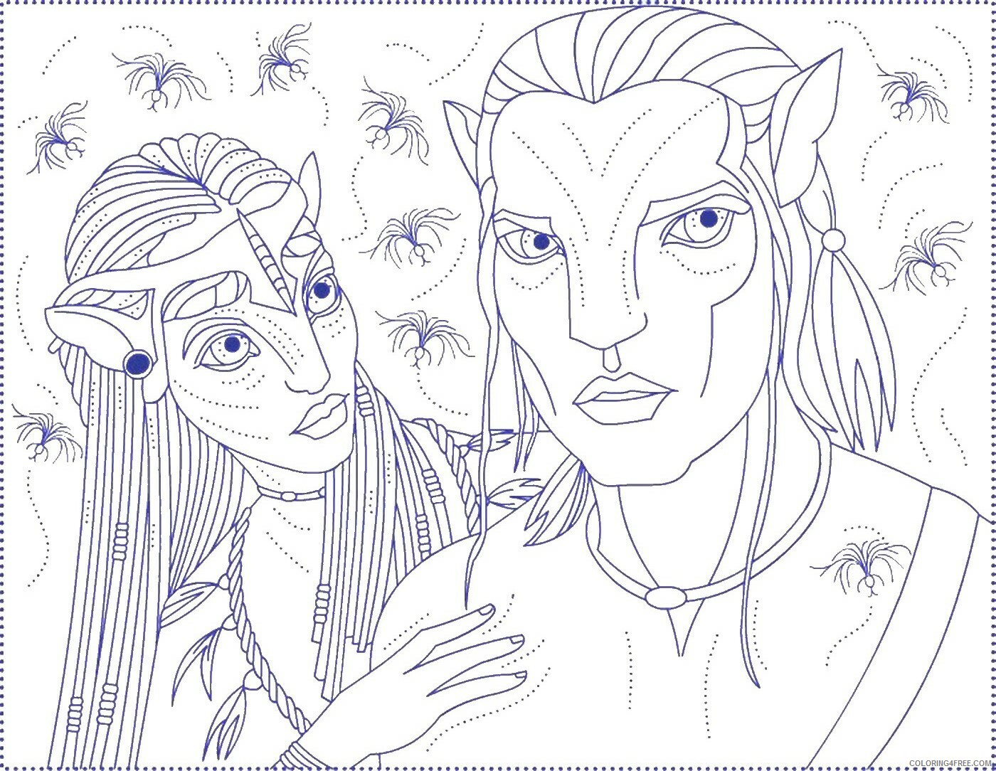 Avatar Coloring Pages TV Film avatar_cl152 Printable 2020 00248 Coloring4free