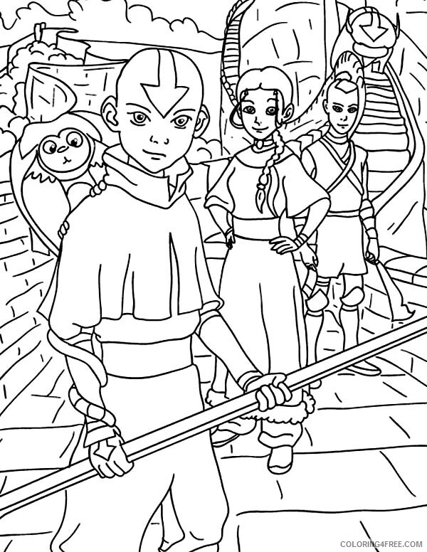 Avatar the Last Airbender Coloring Pages TV Film Printable 2020 00328 Coloring4free