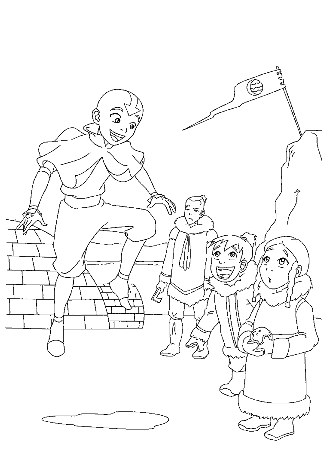 Avatar the Last Airbender Coloring Pages TV Film avatar 31 Printable 2020 00321 Coloring4free