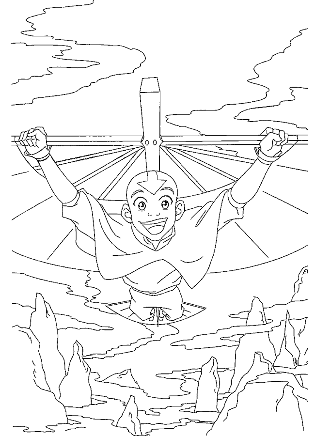 Avatar the Last Airbender Coloring Pages TV Film avatar 40 Printable 2020 00323 Coloring4free