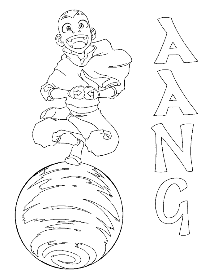 Avatar the Last Airbender Coloring Pages TV Film avatar 41 Printable 2020 00324 Coloring4free