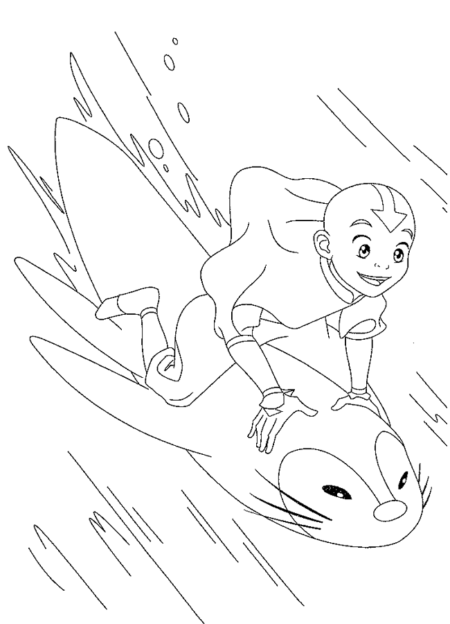 Avatar the Last Airbender Coloring Pages TV Film avatar 43 Printable 2020 00326 Coloring4free