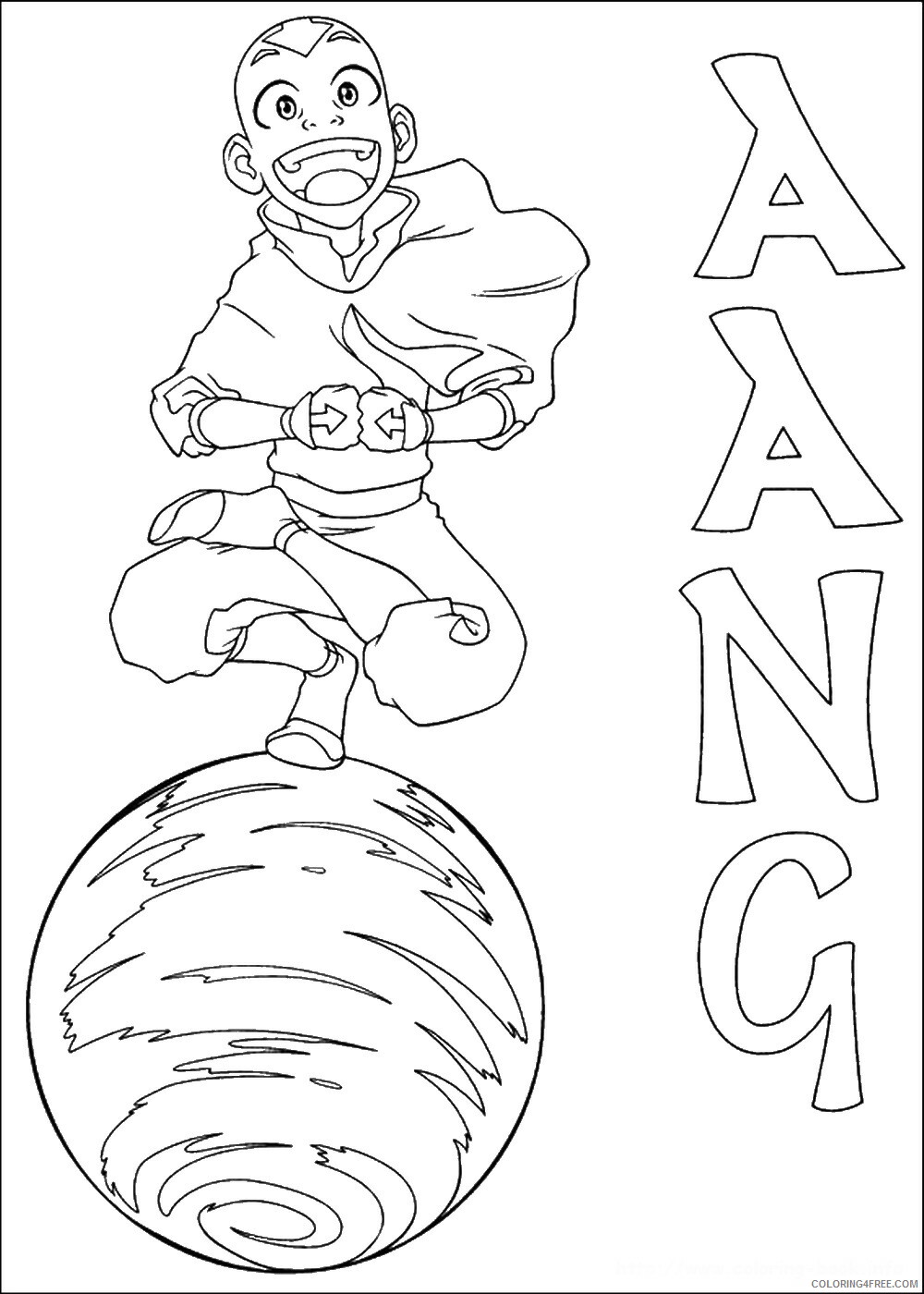 Avatar the Last Airbender Coloring Pages TV Film avatar_cl106 Printable 2020 00264 Coloring4free