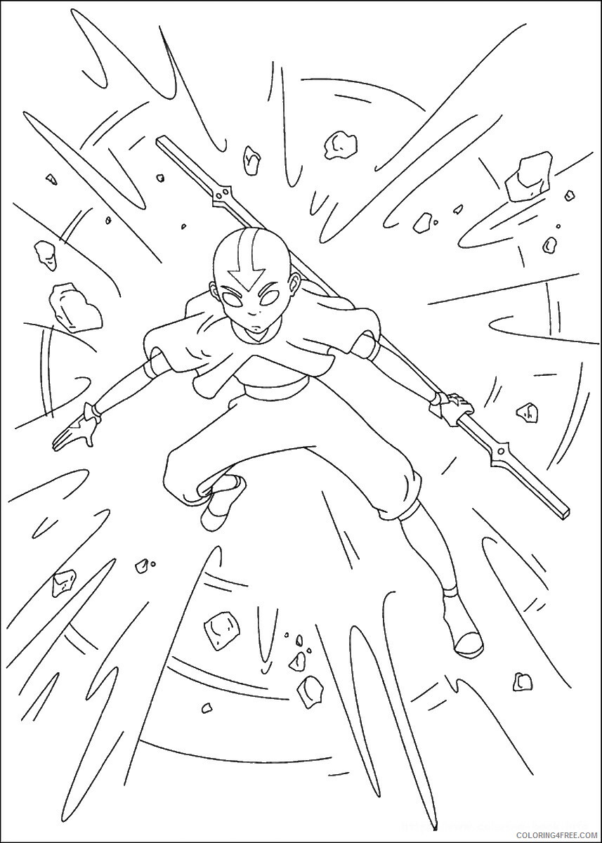Avatar the Last Airbender Coloring Pages TV Film avatar_cl107 Printable 2020 00265 Coloring4free
