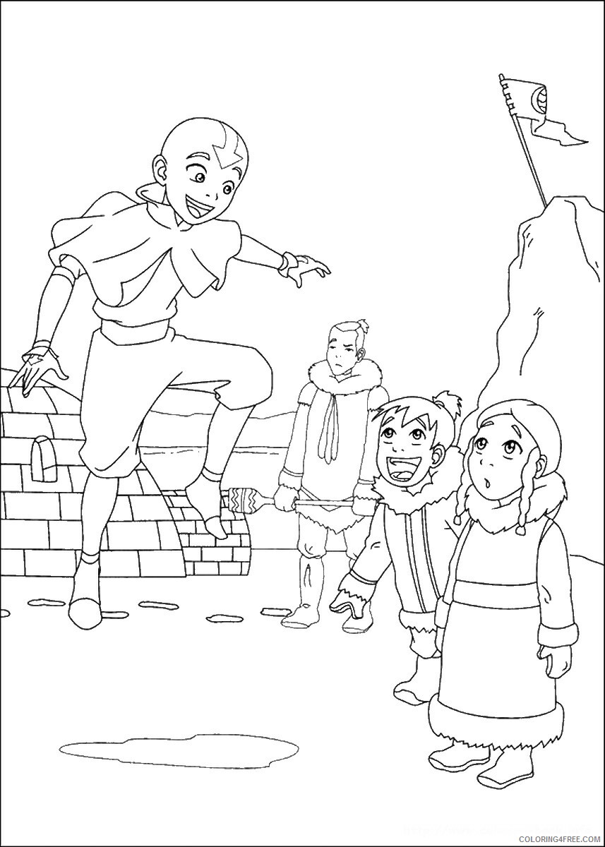 Avatar the Last Airbender Coloring Pages TV Film avatar_cl109 Printable 2020 00267 Coloring4free