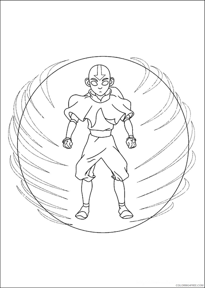 Avatar the Last Airbender Coloring Pages TV Film avatar_cl113 Printable 2020 00271 Coloring4free