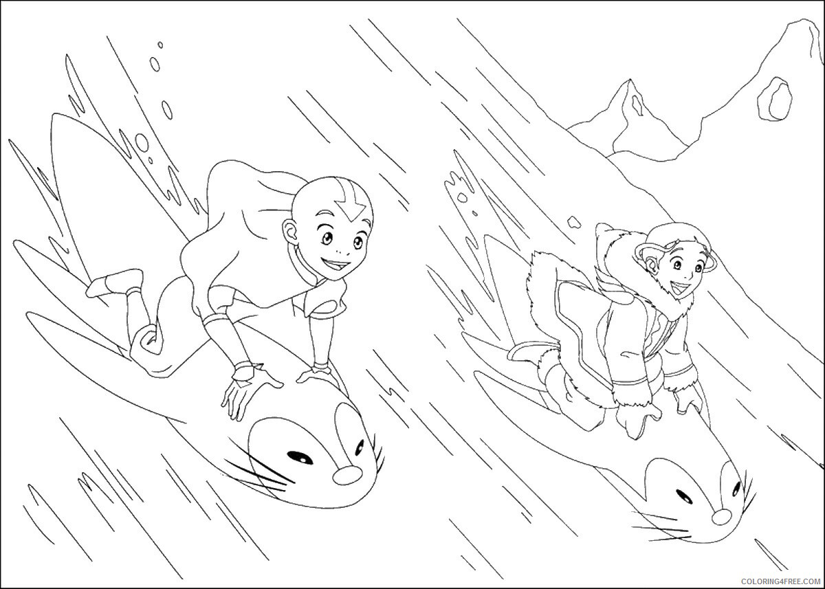 Avatar the Last Airbender Coloring Pages TV Film avatar cl20 ...