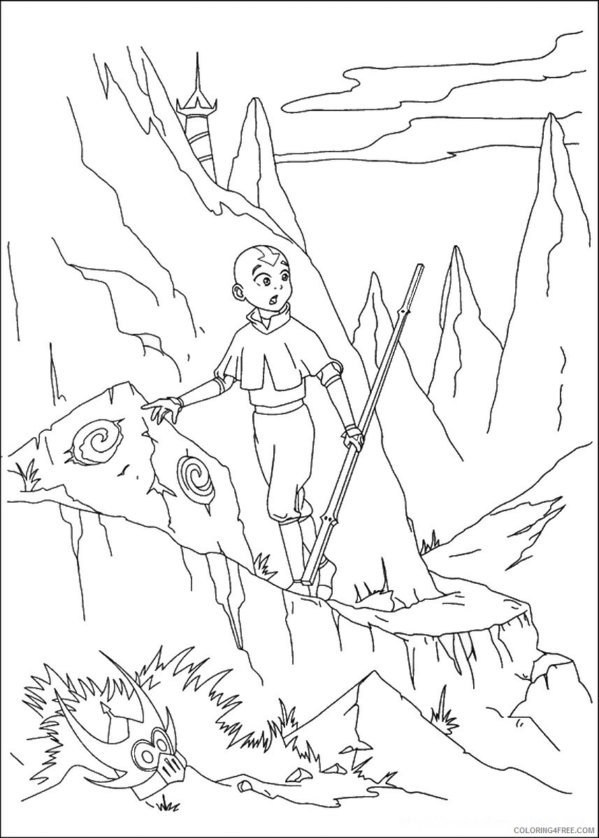 Avatar the Last Airbender Coloring Pages TV Film avatar_cl117 Printable 2020 00275 Coloring4free