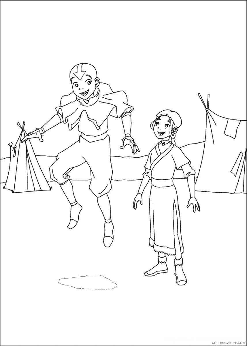 Avatar the Last Airbender Coloring Pages TV Film avatar_cl120 Printable 2020 00278 Coloring4free