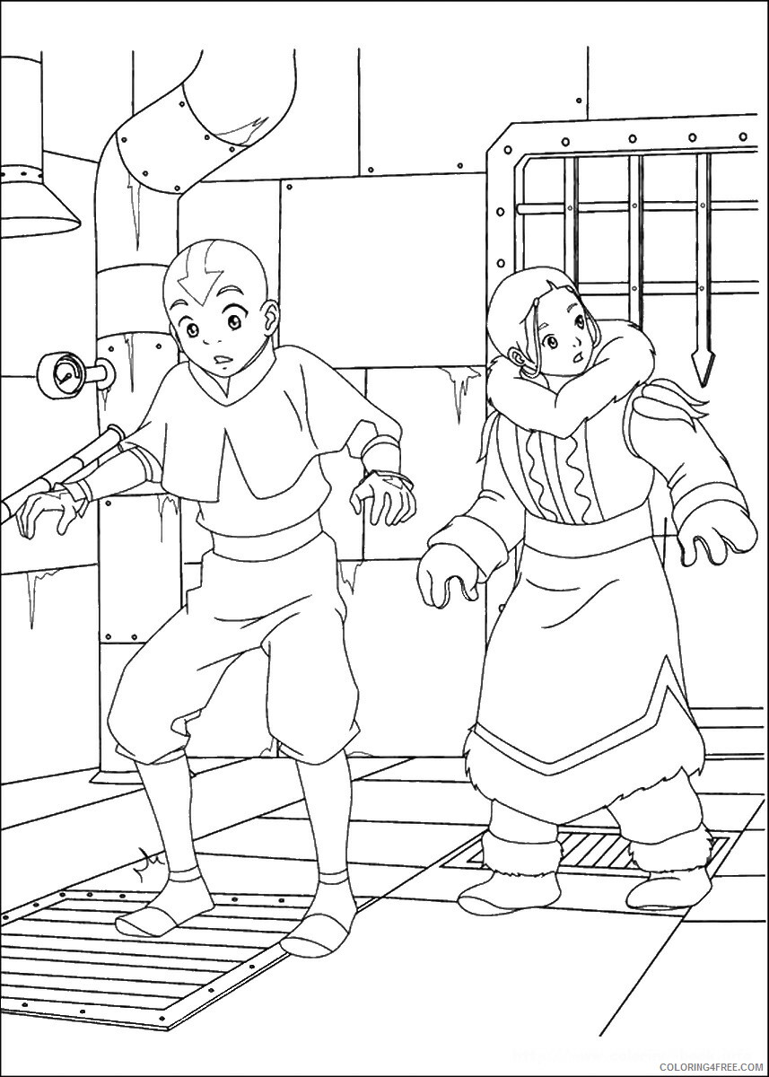 Avatar the Last Airbender Coloring Pages TV Film avatar_cl121 Printable 2020 00279 Coloring4free