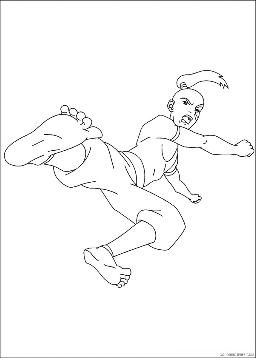 Avatar the Last Airbender Coloring Pages TV Film avatar_cl126 Printable 2020 00284 Coloring4free