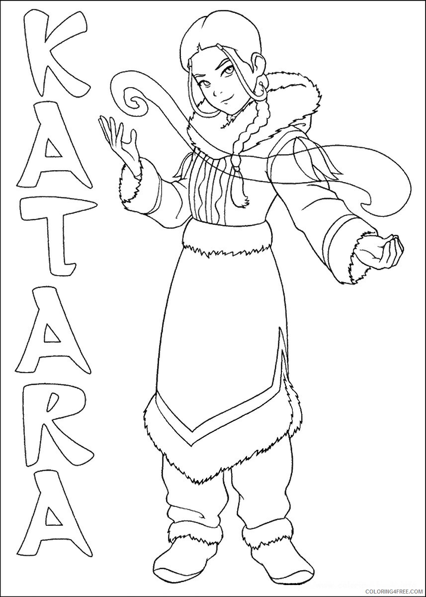 Avatar the Last Airbender Coloring Pages TV Film avatar_cl127 Printable 2020 00285 Coloring4free