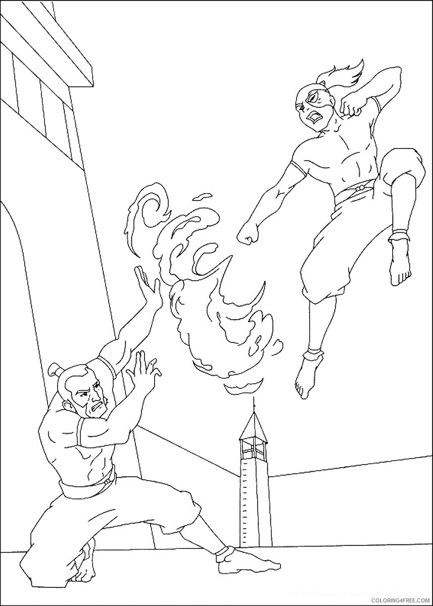 Avatar the Last Airbender Coloring Pages TV Film avatar_cl128 Printable 2020 00286 Coloring4free
