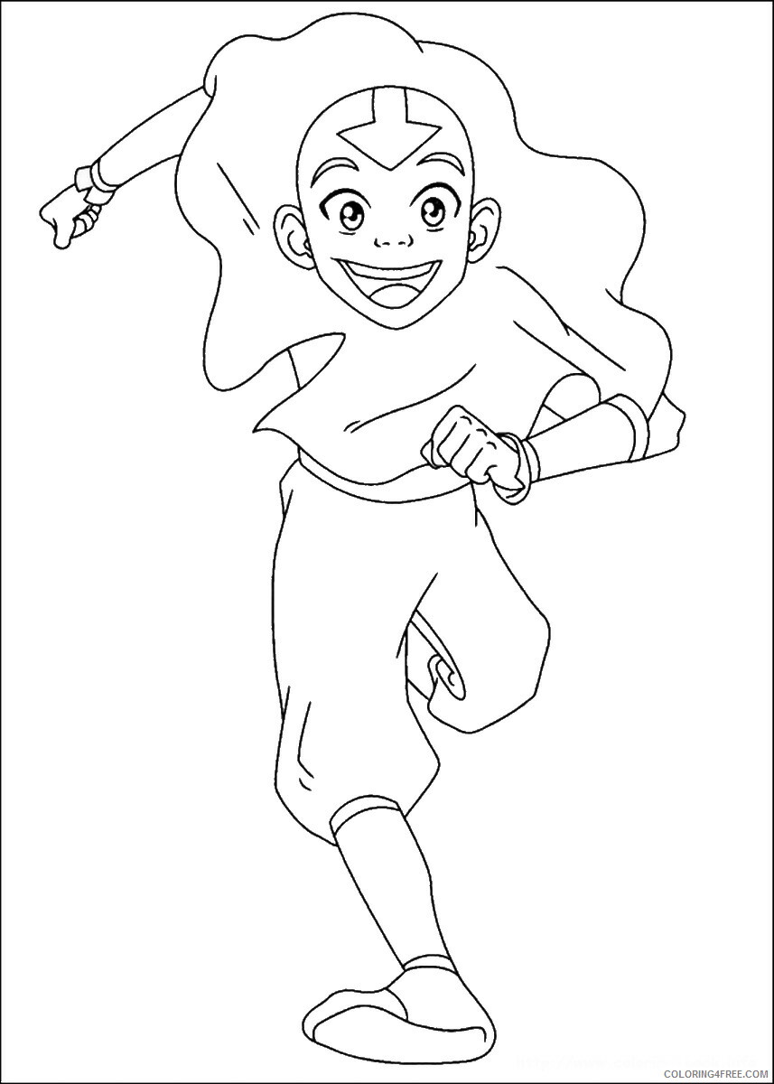 Avatar the Last Airbender Coloring Pages TV Film avatar_cl135 Printable 2020 00293 Coloring4free
