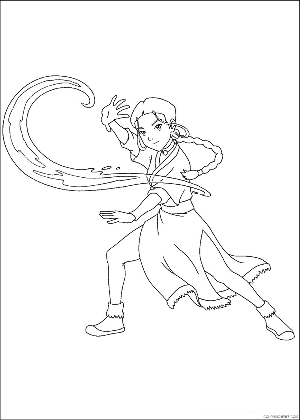 Avatar the Last Airbender Coloring Pages TV Film avatar_cl137 Printable 2020 00295 Coloring4free