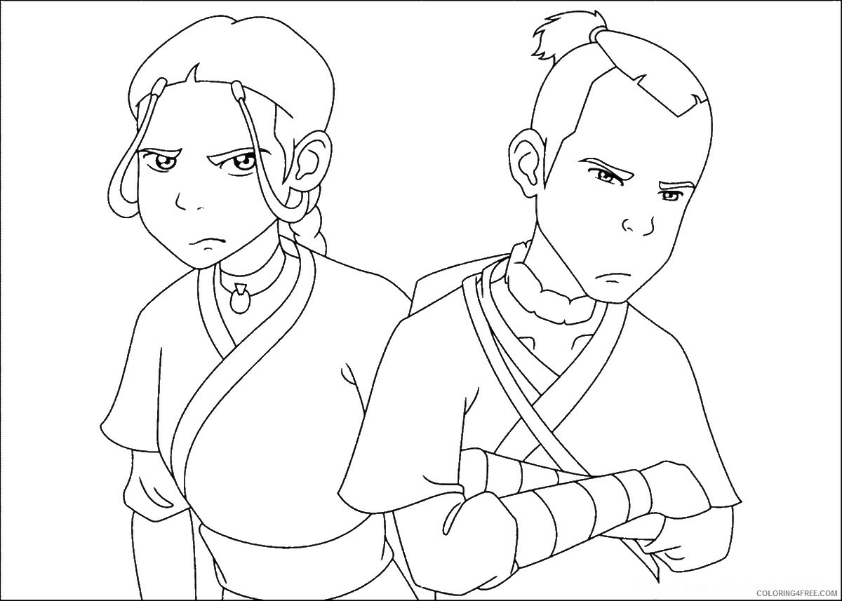 Avatar the Last Airbender Coloring Pages TV Film avatar_cl138 Printable 2020 00296 Coloring4free