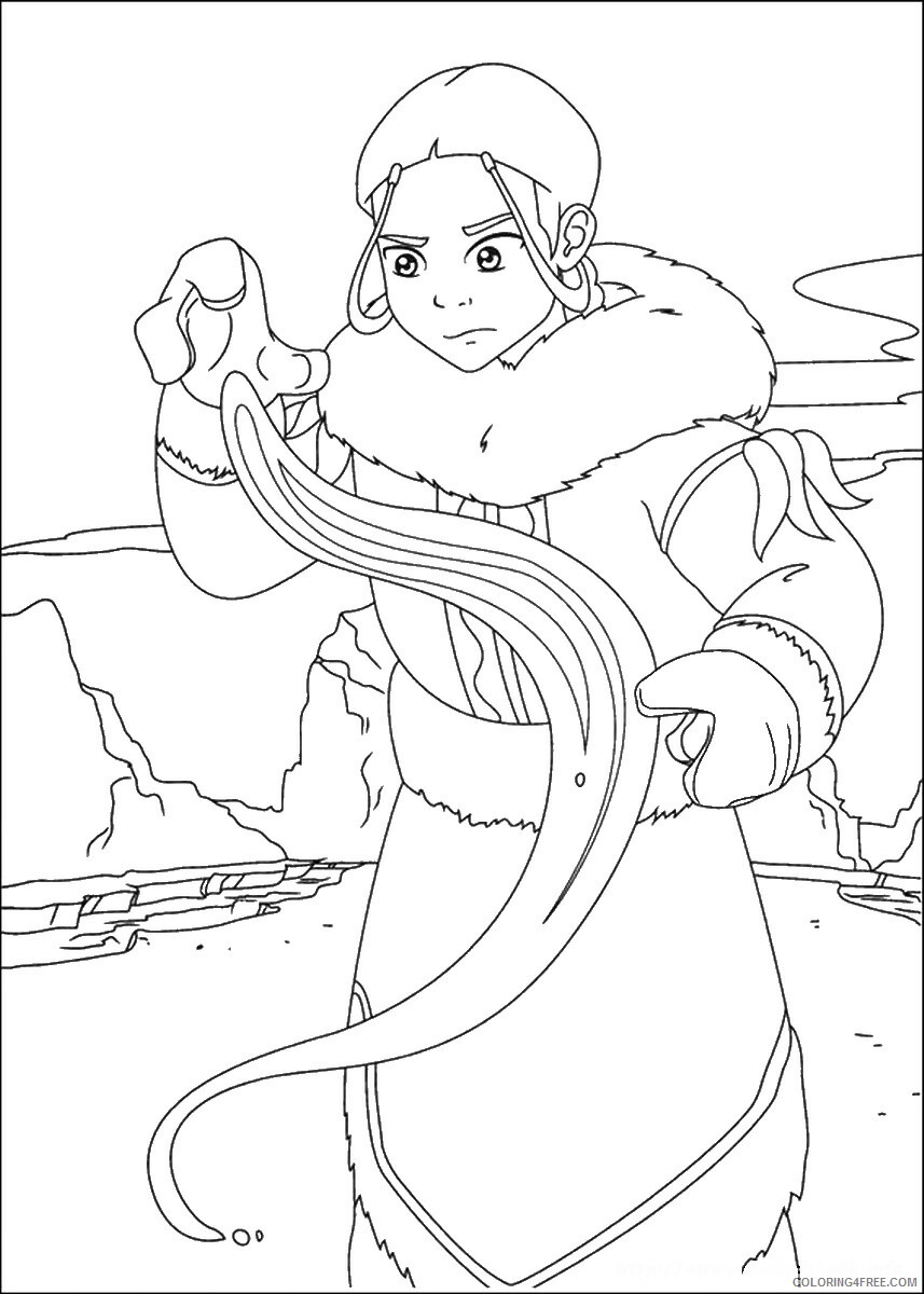 Avatar the Last Airbender Coloring Pages TV Film avatar_cl140 Printable 2020 00298 Coloring4free
