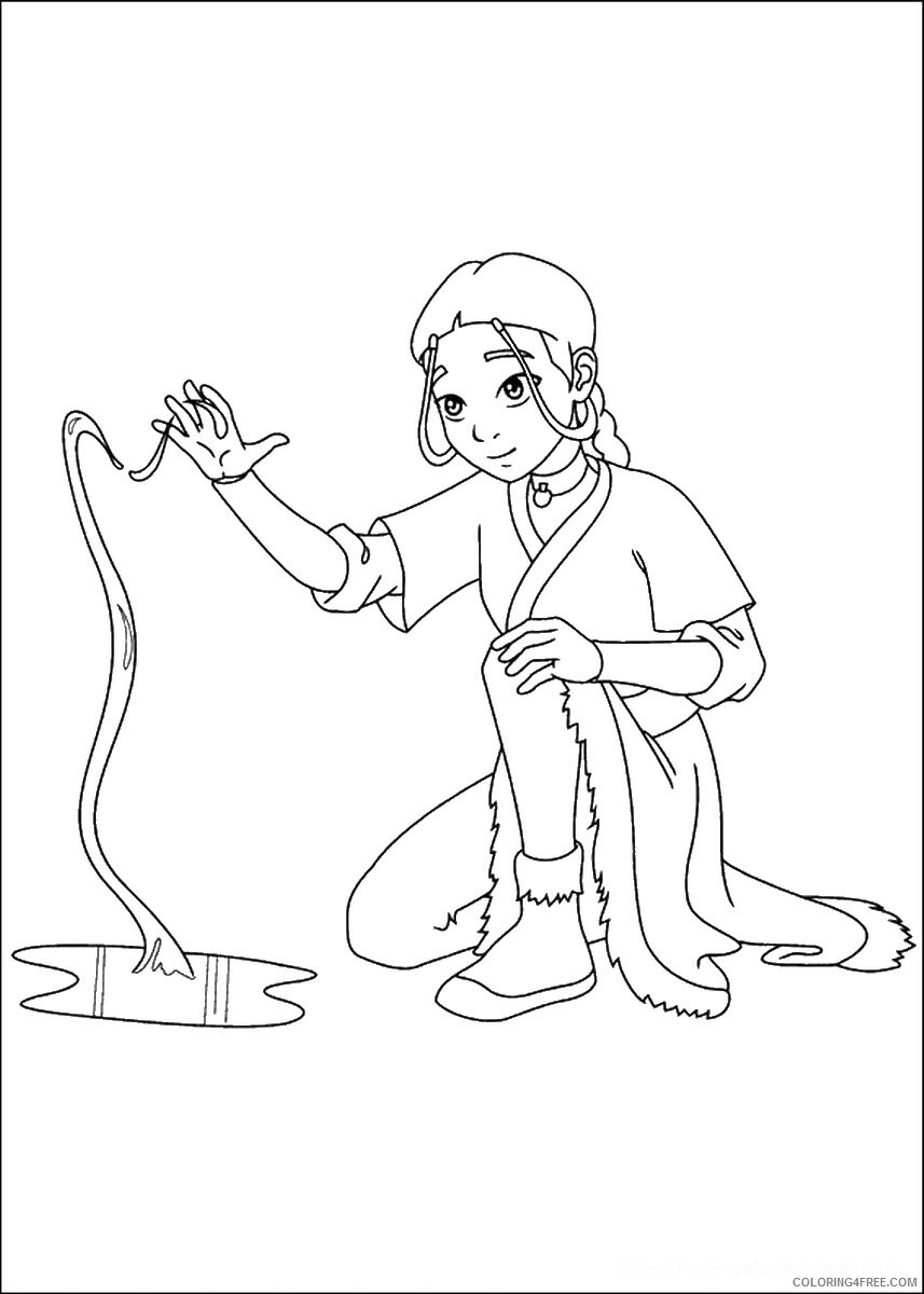 Avatar the Last Airbender Coloring Pages TV Film avatar_cl141 Printable 2020 00299 Coloring4free