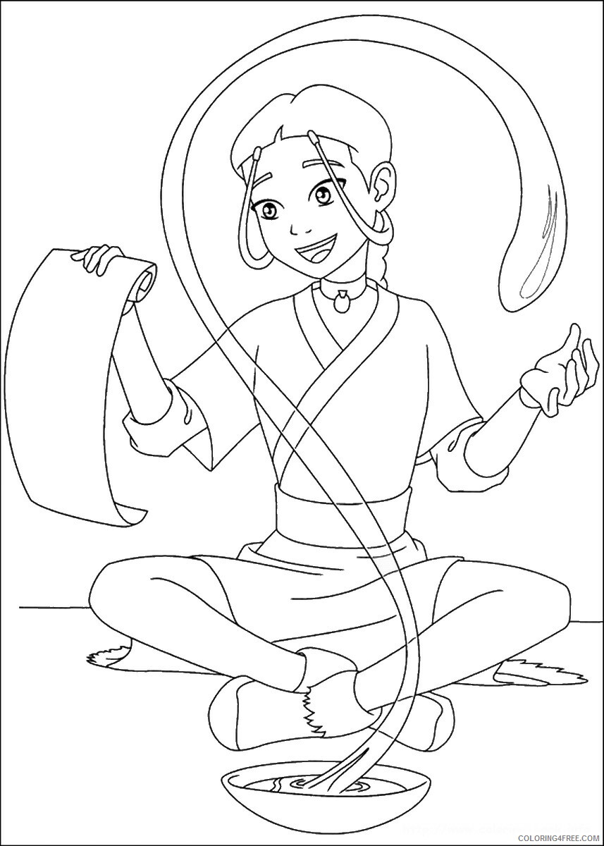 Avatar the Last Airbender Coloring Pages TV Film avatar_cl142 Printable 2020 00300 Coloring4free