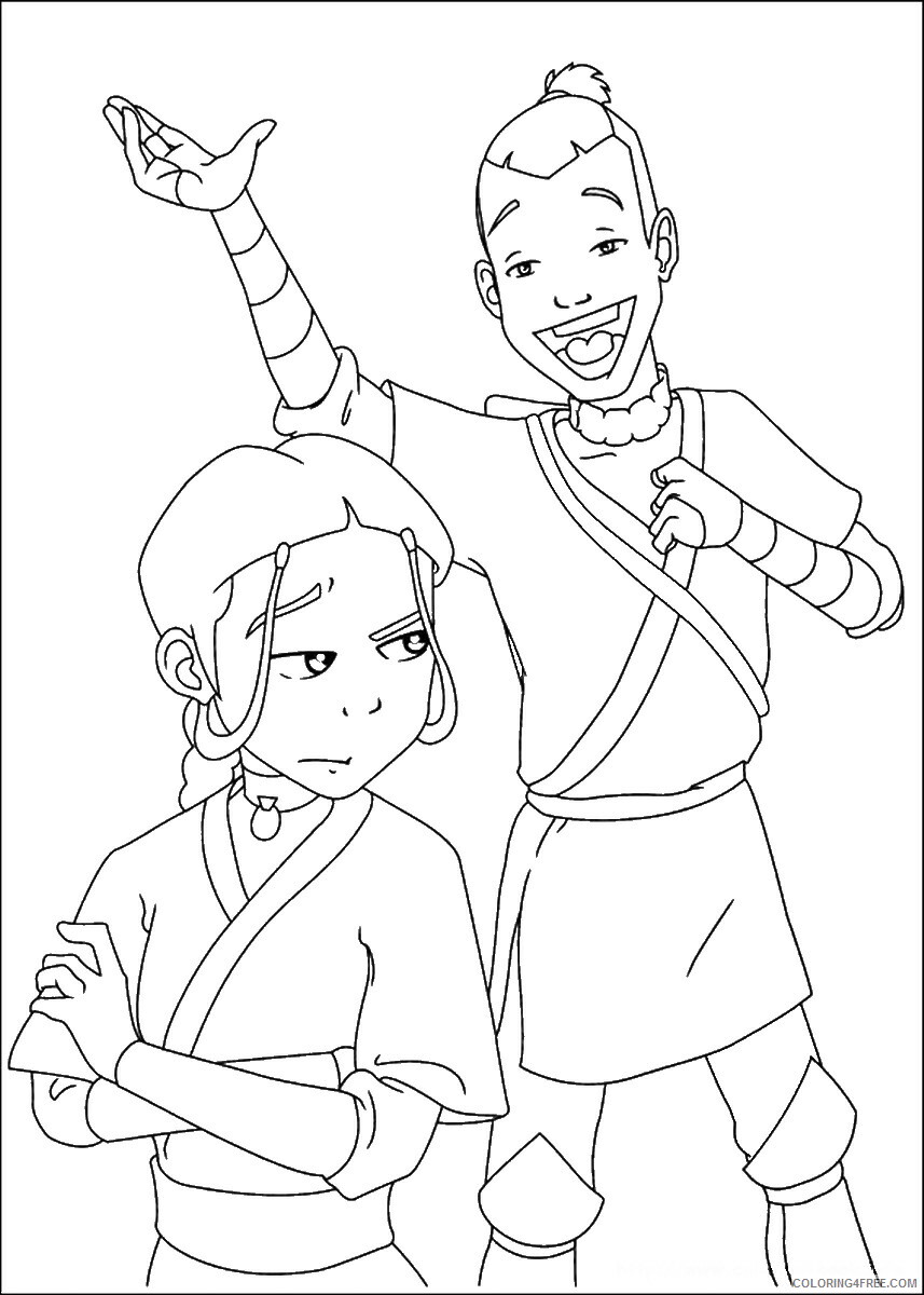 Avatar the Last Airbender Coloring Pages TV Film avatar_cl143 Printable 2020 00301 Coloring4free