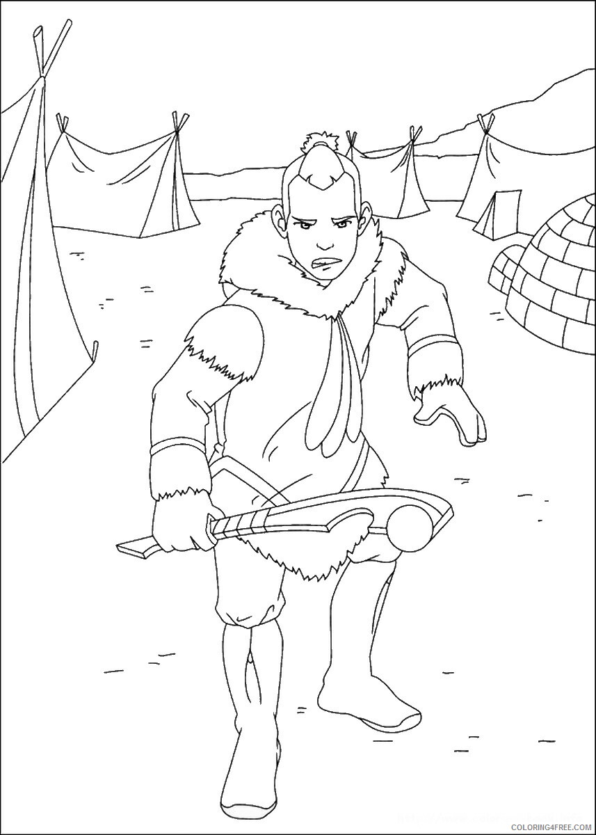 Avatar the Last Airbender Coloring Pages TV Film avatar_cl145 Printable 2020 00303 Coloring4free