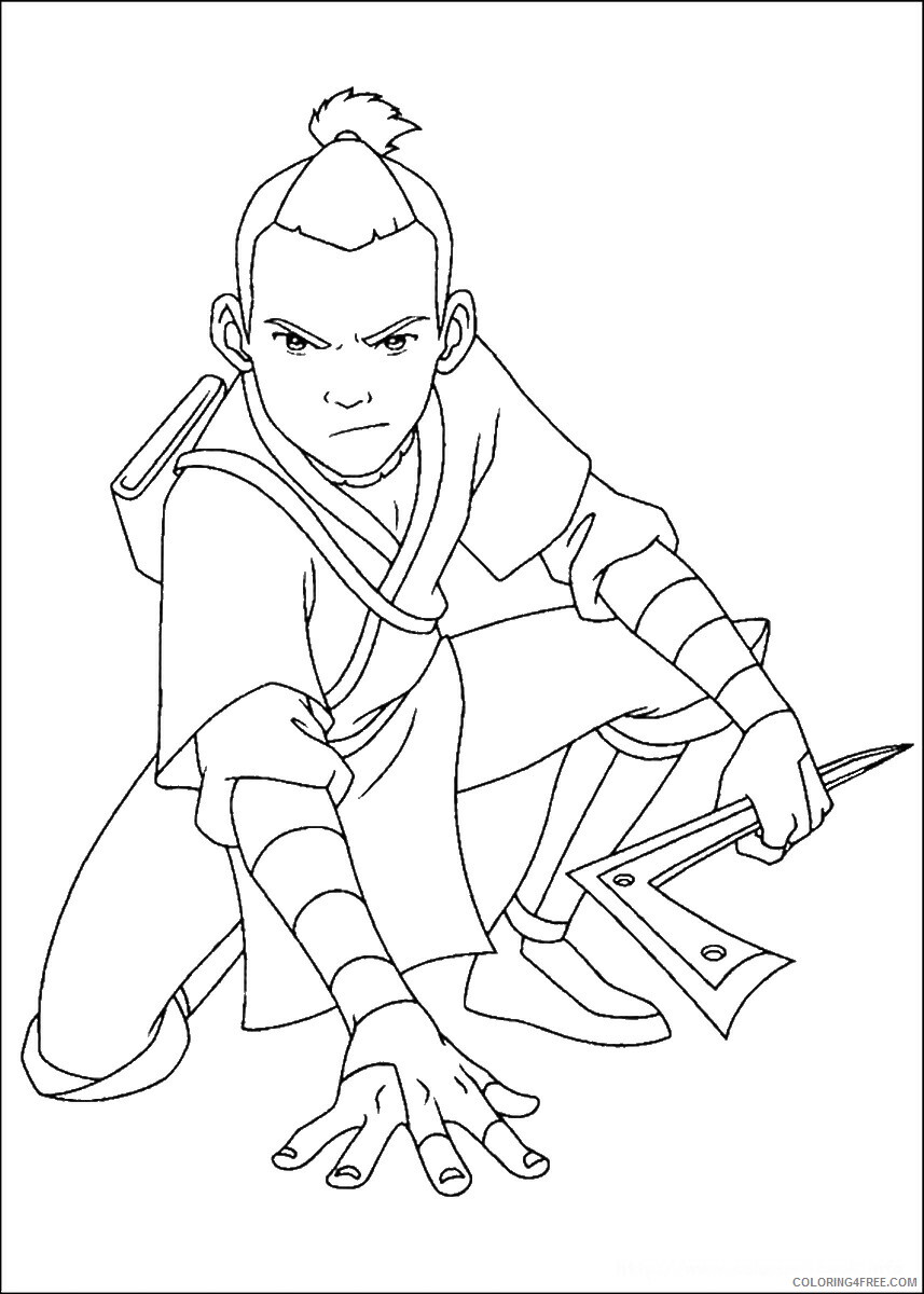 Avatar the Last Airbender Coloring Pages TV Film avatar_cl146 Printable 2020 00304 Coloring4free