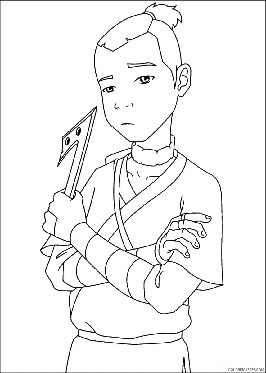 Avatar the Last Airbender Coloring Pages TV Film avatar_cl148 Printable 2020 00306 Coloring4free