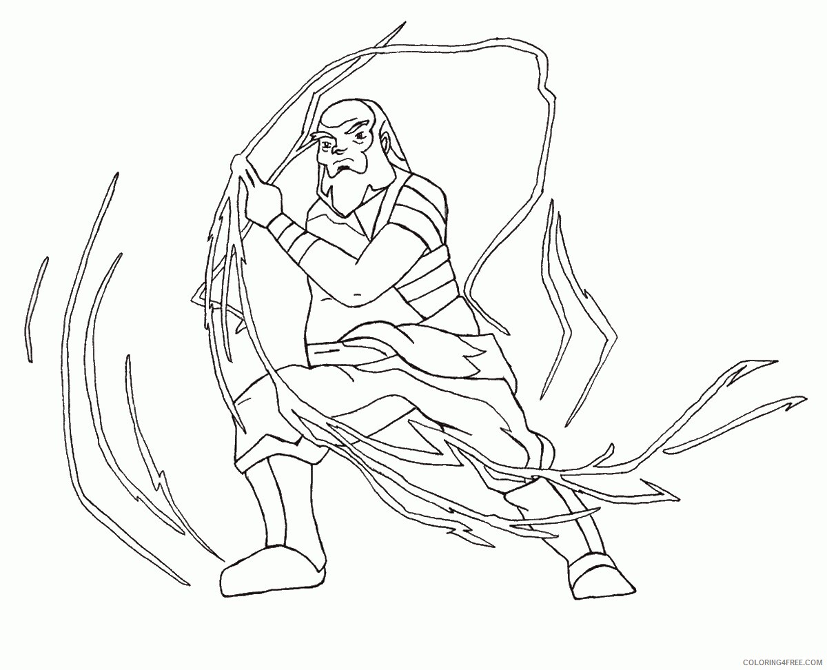 Avatar the Last Airbender Coloring Pages TV Film avatar_cl153 Printable 2020 00309 Coloring4free