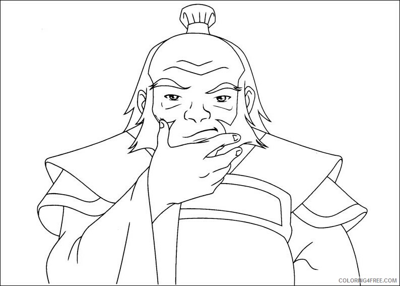 Avatar the Last Airbender Coloring Pages TV Film iroh from avatar Printable 2020 00260 Coloring4free