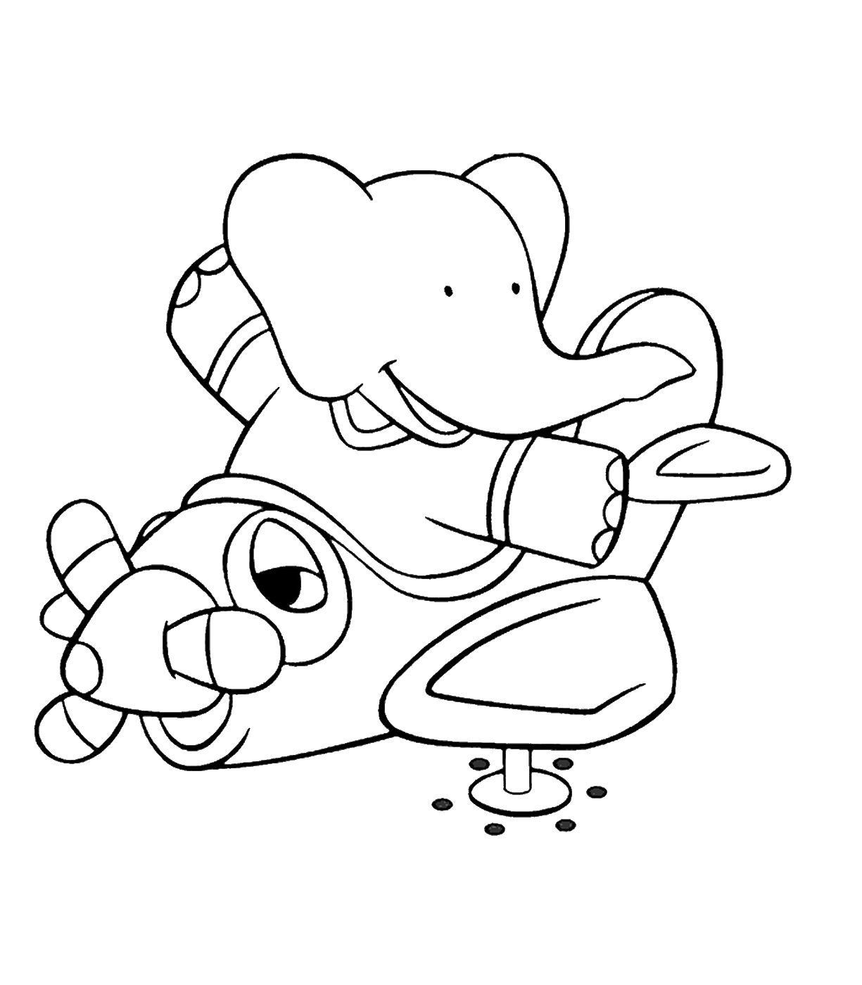 Babar Coloring Pages TV Film babar_cl_06 Printable 2020 00364 Coloring4free
