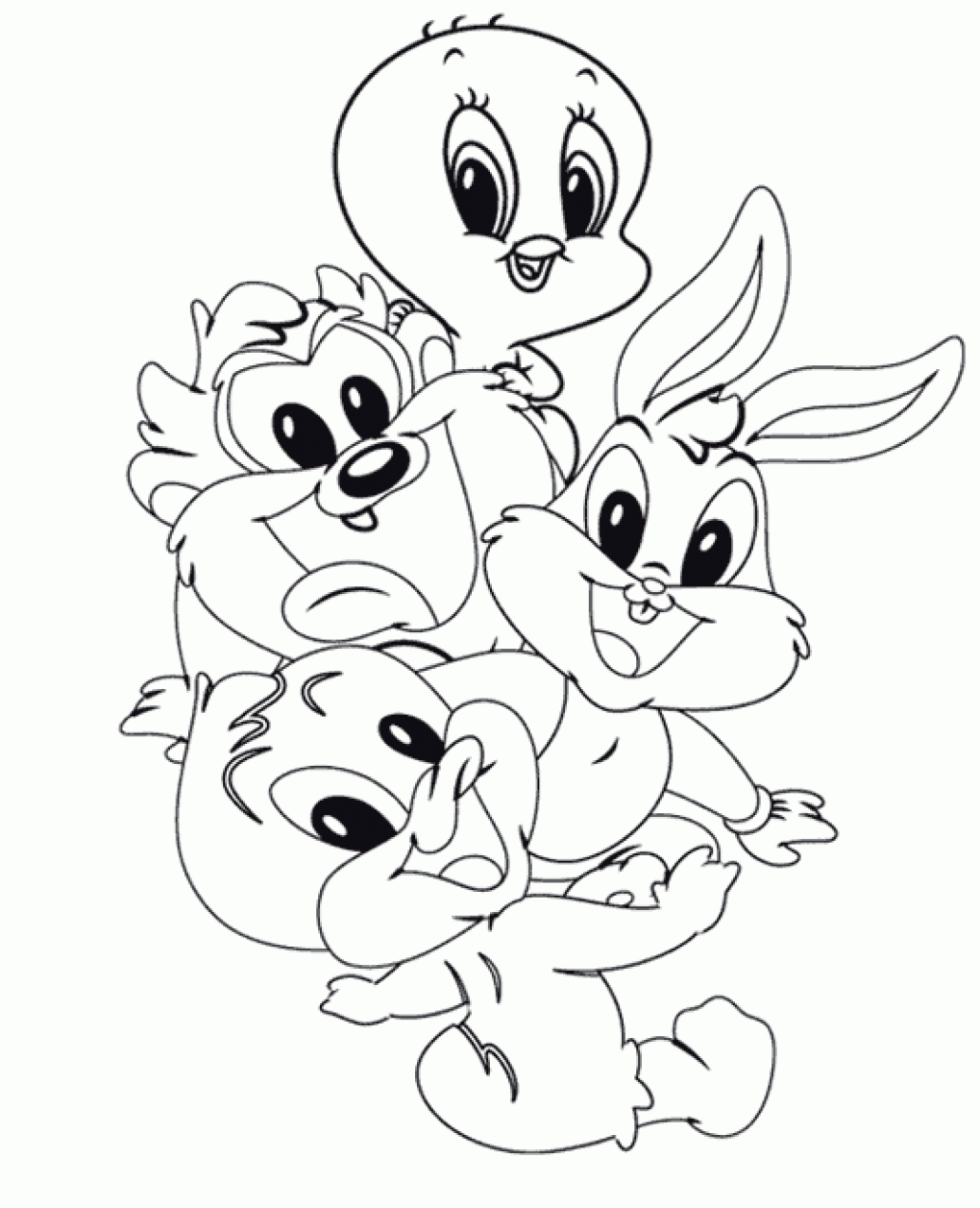 Baby Looney Tunes Coloring Pages TV Film Baby Looney Tunes Free Printable 2020 00482 Coloring4free