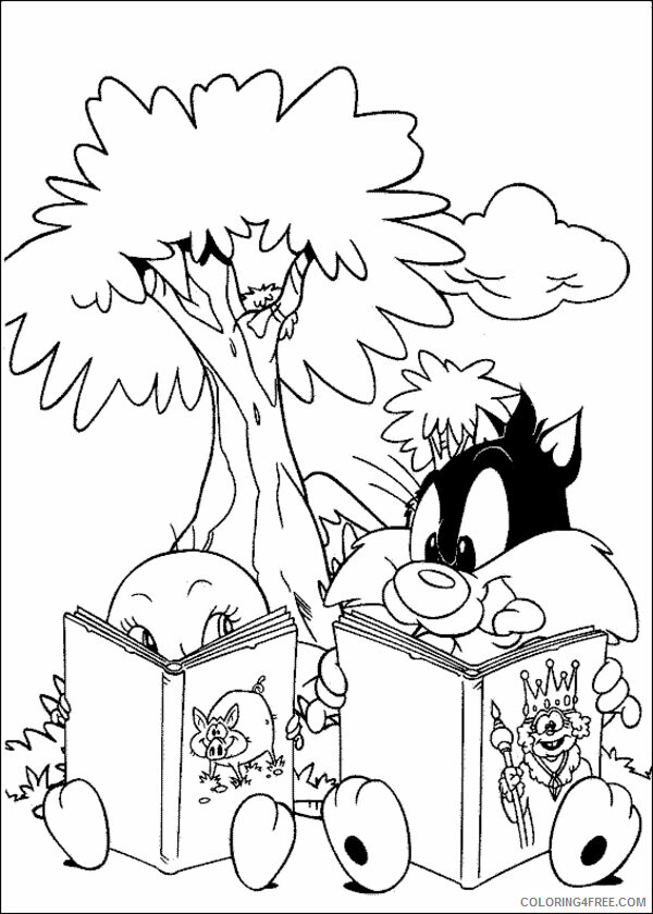 Baby Looney Tunes Coloring Pages TV Film Baby Looney Tunes Free Printable 2020 00483 Coloring4free