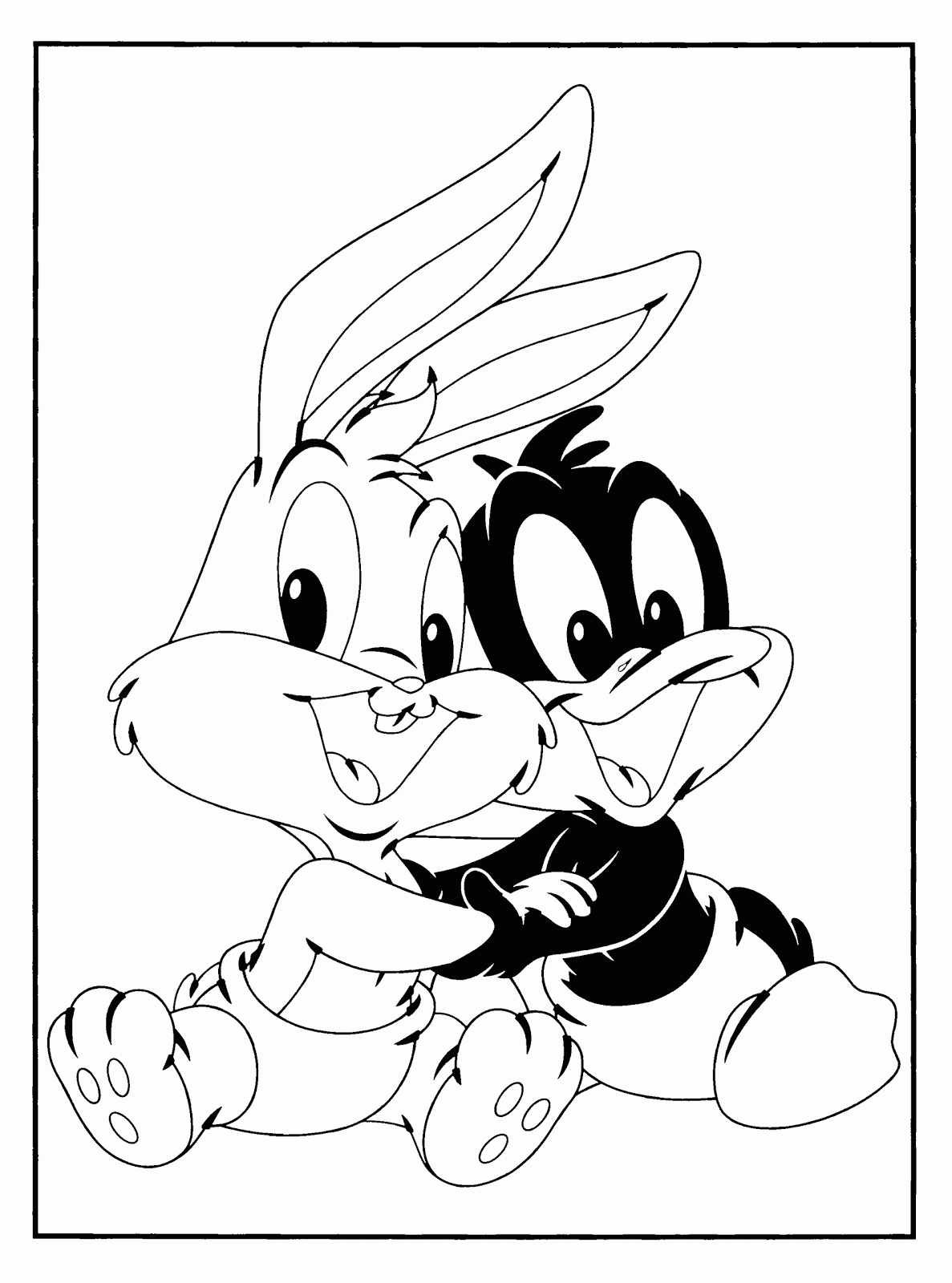 Baby Looney Tunes Coloring Pages TV Film Baby Looney Tunes Sheets Printable 2020 00487 Coloring4free