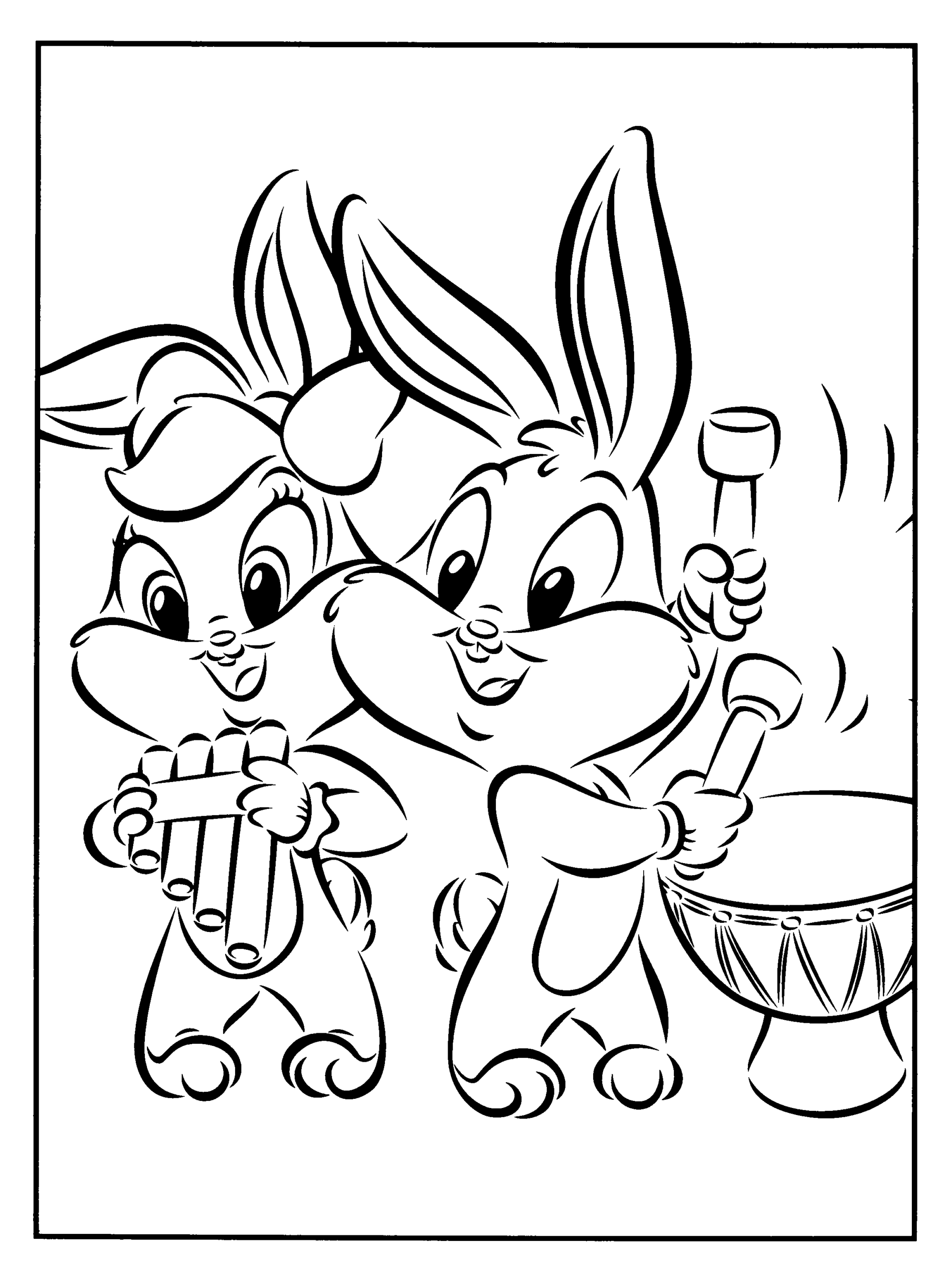 Baby Looney Tunes Coloring Pages TV Film Printable 2020 00390 Coloring4free