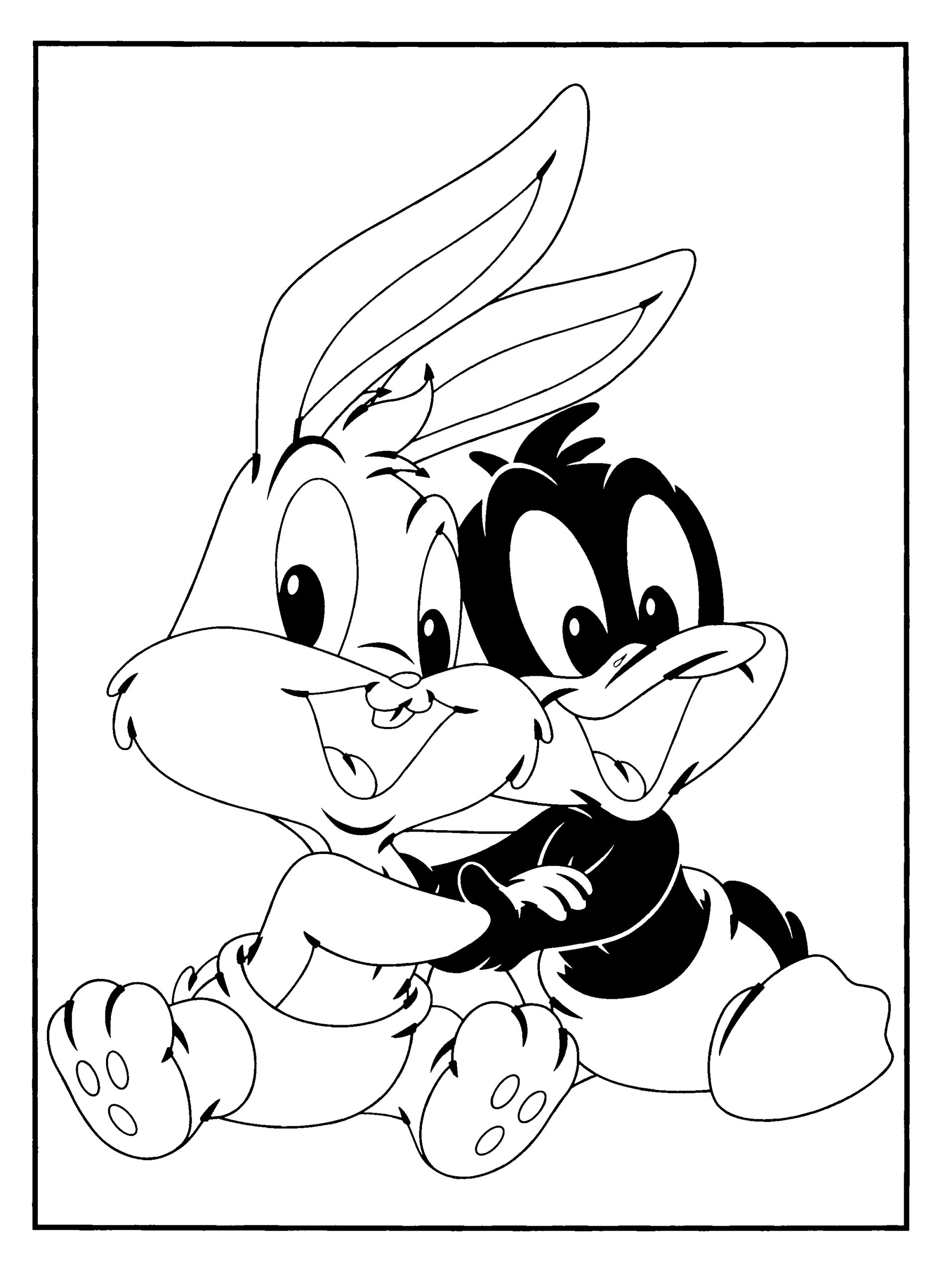 Baby Looney Tunes Coloring Pages TV Film baby looney tunes 1 Printable 2020 00407 Coloring4free
