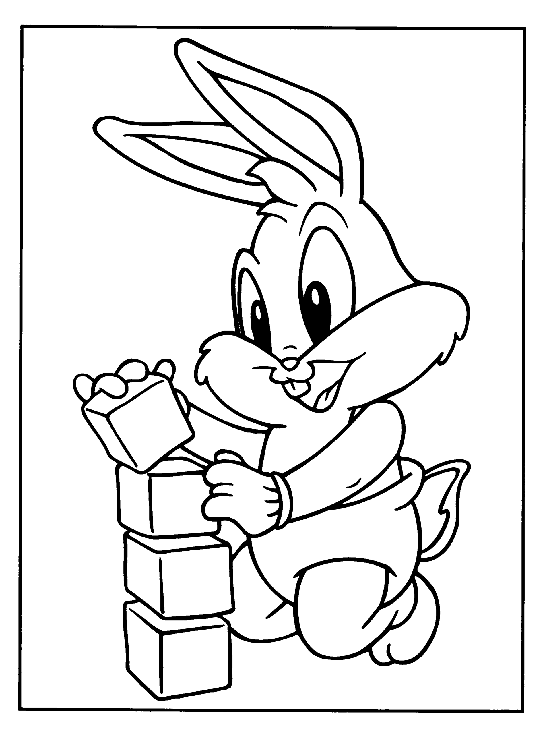 Baby Looney Tunes Coloring Pages TV Film baby looney tunes 10 Printable 2020 00409 Coloring4free