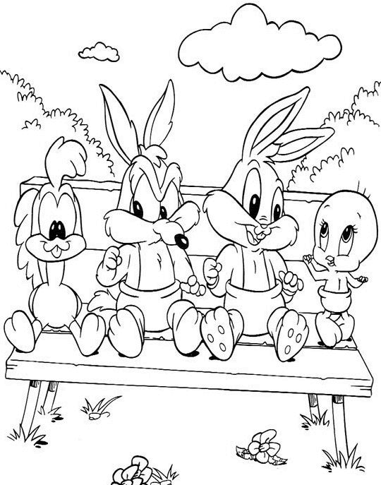 Baby Looney Tunes Coloring Pages TV Film baby looney tunes 17 Printable 2020 00418 Coloring4free