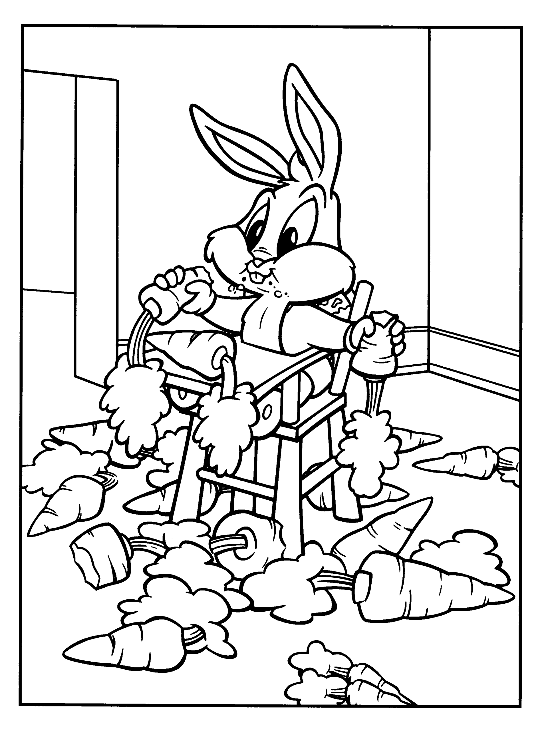 Baby Looney Tunes Coloring Pages TV Film baby looney tunes 3 Printable 2020 00445 Coloring4free
