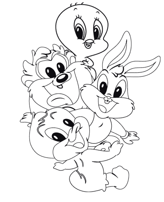 Baby Looney Tunes Coloring Pages TV Film baby looney tunes 36 Printable 2020 00456 Coloring4free