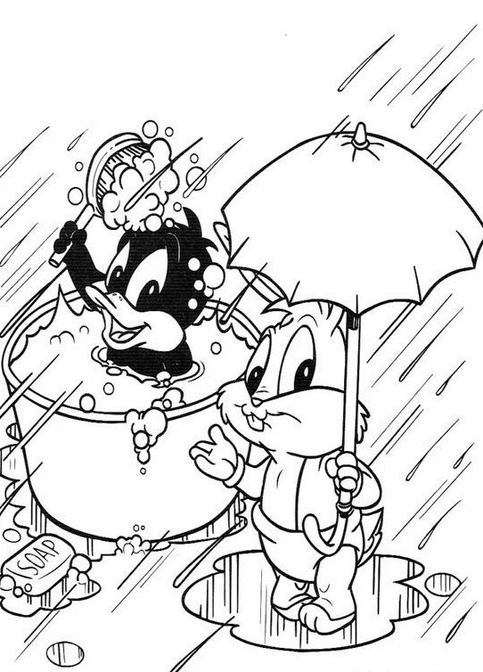 Baby Looney Tunes Coloring Pages TV Film baby looney tunes 40 Printable 2020 00461 Coloring4free