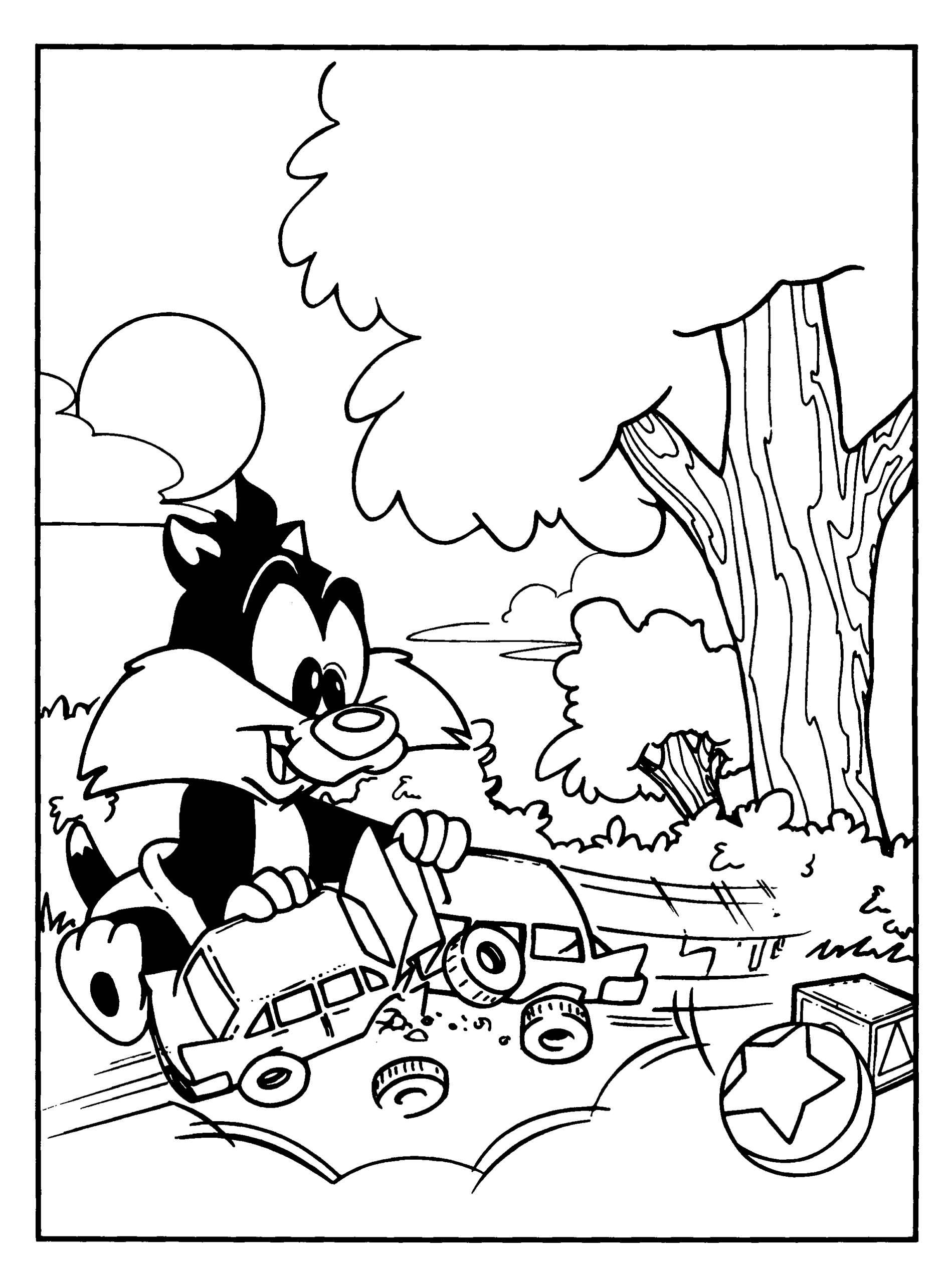 Baby Looney Tunes Coloring Pages TV Film baby looney tunes 43 Printable 2020 00464 Coloring4free