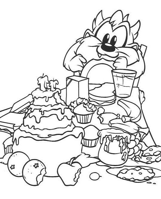 Baby Looney Tunes Coloring Pages TV Film baby looney tunes 6VM9V Printable 2020 00389 Coloring4free