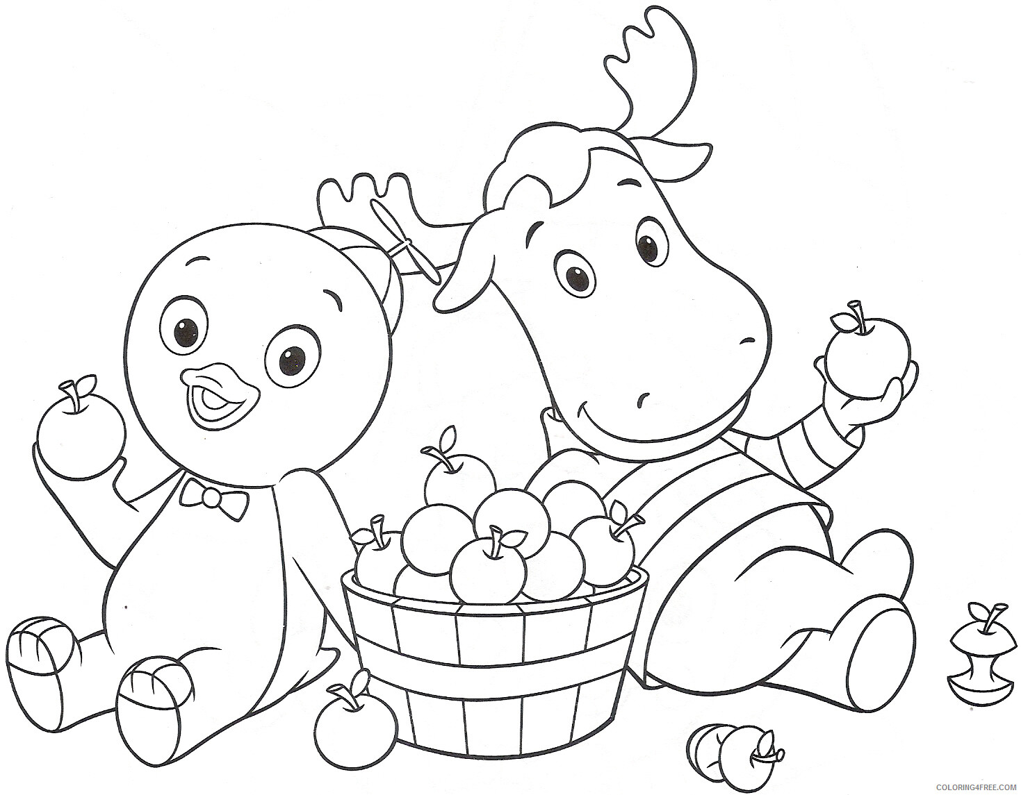 Backyardigans Coloring Pages TV Film Backyardigans For Kids Printable 2020 00524 Coloring4free