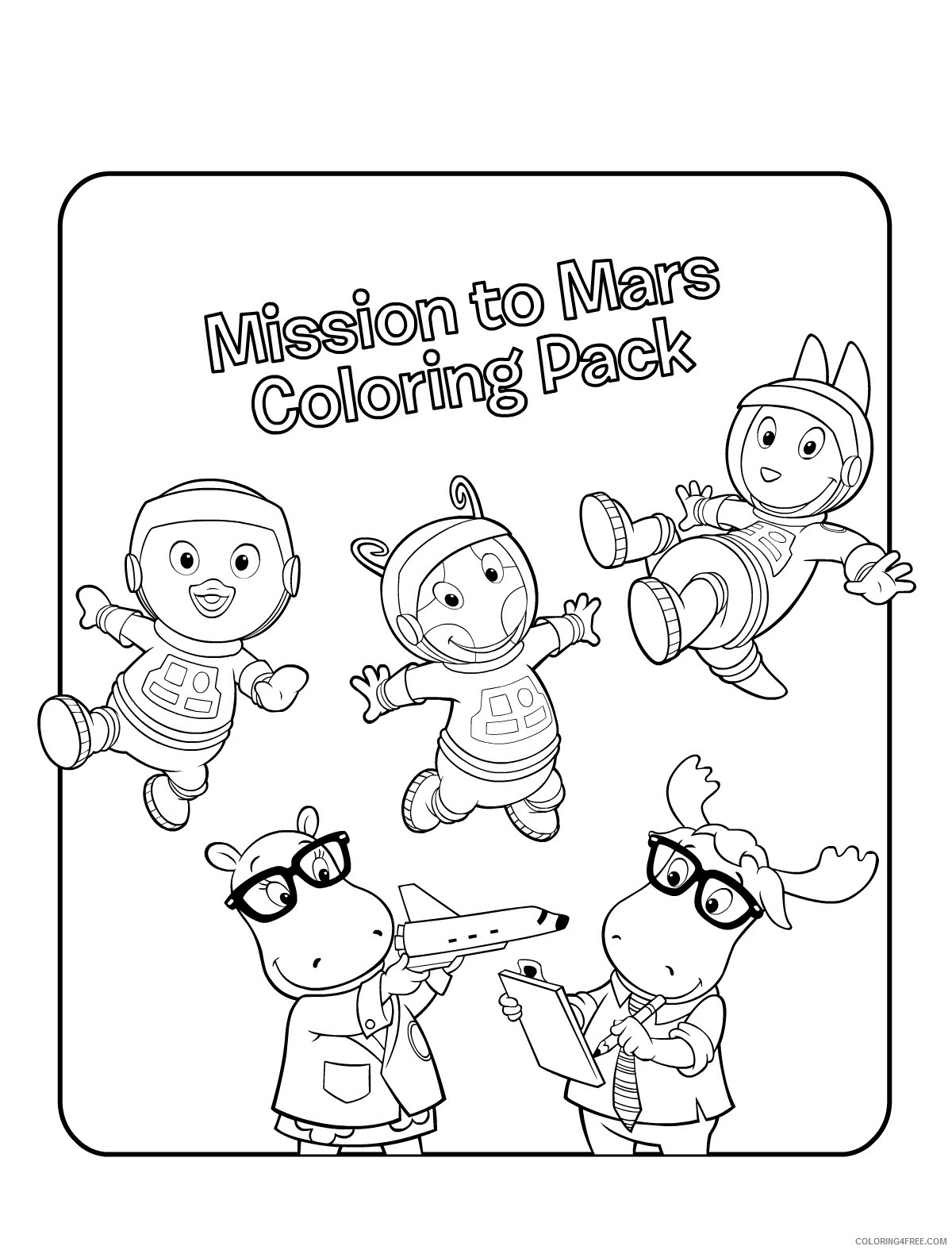 Backyardigans Coloring Pages TV Film Printable Backyardigans 2 Printable 2020 00551 Coloring4free