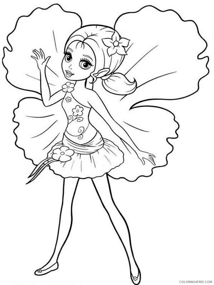 Barbie Thumbelina Coloring Pages TV Film barbie thumbelina 10 Printable 2020 00585 Coloring4free